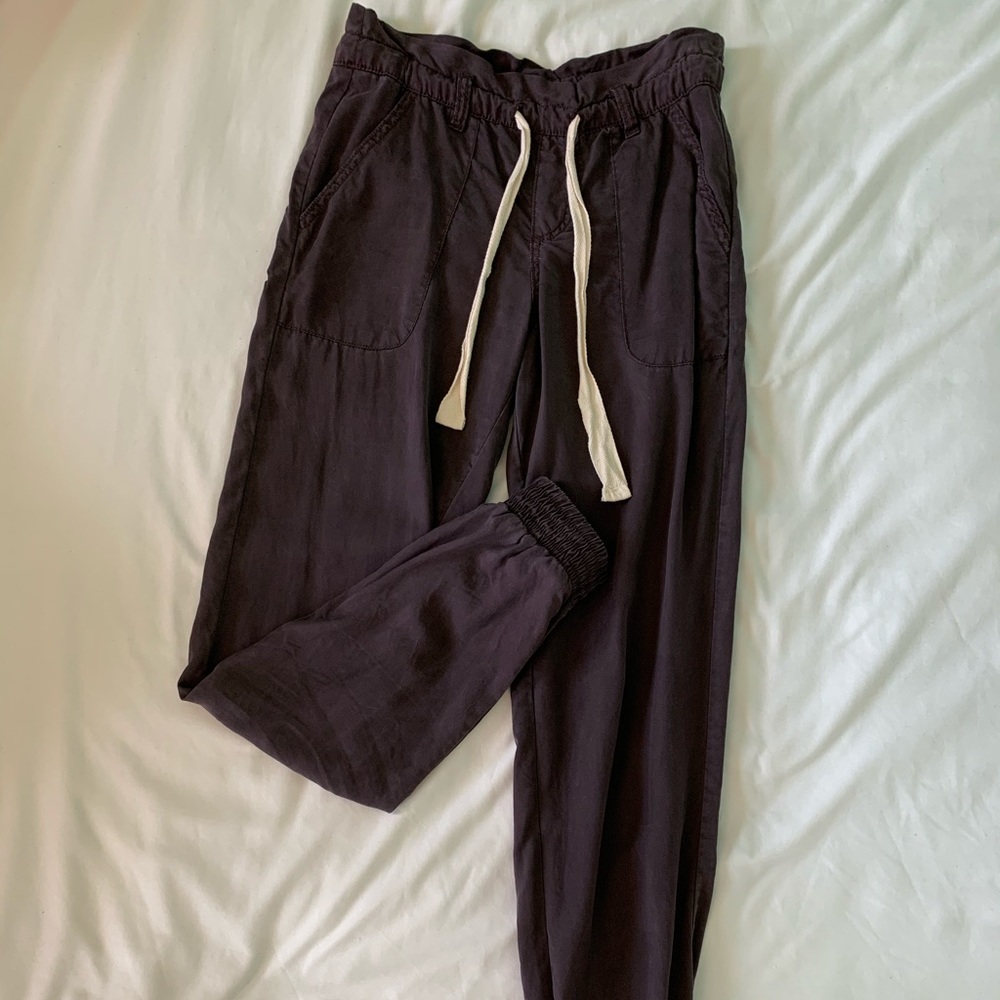 dark purple joggers